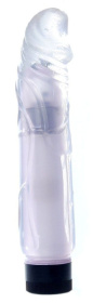 Прозрачный вибратор Juicy Jelly - 22 см. фото в интим магазине Love Boat