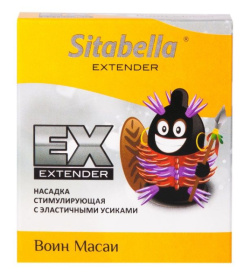 Стимулирующая насадка Sitabella Extender  Воин Масаи  фото в интим магазине Love Boat