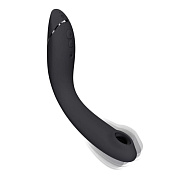 Темно-серый стимулятор G-точки Womanizer OG c технологией Pleasure Air и вибрацией - 17,7 см. фото в секс шопе Love Boat