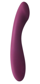 Сливовый изогнутый вибратор Amy 2 - 17,4 см. фото в секс шопе Love Boat