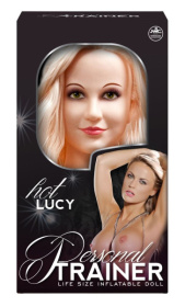 Надувная кукла с вибрацией и 2 любовными отверстиями Hot Lucy Lifesize Love Doll фото в интим магазине Love Boat
