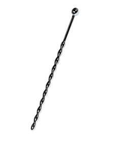 
Серебристый длинный уретральный плаг-косичка TOYFA Metal - 15,7 см. фото в интим магазине Love Boat