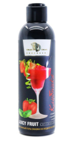 Интимный гель-смазка JUICY FRUIT с ароматом клубники - 200 мл. фото в интим магазине Love Boat