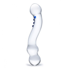 Изогнутый стеклянный стимулятор G-точки Curved G-Spot - 15,2 см. фото в интим магазине Love Boat