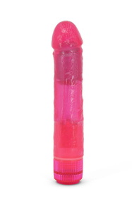 Розовый мультискоростной вибратор AMBER - 17 см. фото в интим магазине Love Boat