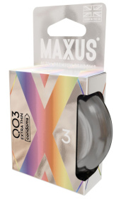 Экстремально тонкие презервативы в железном кейсе MAXUS 003 Extra Thin - 3 шт. фото в интим магазине Love Boat