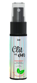 Клиторальный возбуждающий спрей Clit Me On Peppermint - 12 мл. фото в интим магазине Love Boat