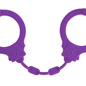 Фиолетовые силиконовые наручники Suppression