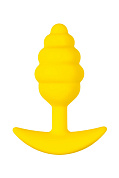 Желтая анальная втулка Vikki - 9 см. фото в интим магазине Love Boat