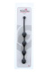 Чёрная анальная цепочка Four Beads Anal Black - 24 см.