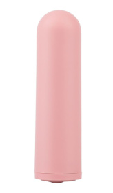 Нежно-розовая вибропуля Java - 7,8 см. фото в интим магазине Love Boat