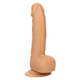 Телесный фаллоимитатор Silicone Studs 6  - 21 см. фото в интим магазине Love Boat