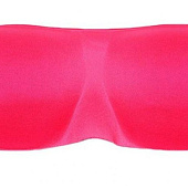 Розовая глухая маска на резинке