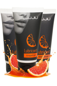 Набор из 3 съедобных лубрикантов JUJU со вкусом грейпфрута фото в интим магазине Love Boat