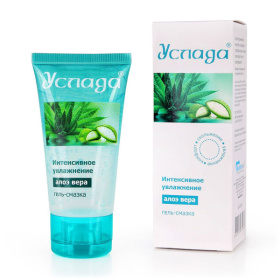 Гель-лубрикант на водной основе «Услада» с алое вера - 60 гр. фото в интим магазине Love Boat