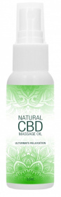 Массажное масло Natural CBD Massage Oil - 50 мл. фото в интим магазине Love Boat
