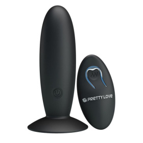 Анальная пробка с вибрацией и пультом управления Remote Control Vibrating Plug - 11 см. фото в интим магазине Love Boat
