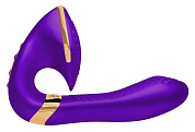Фиолетовый вибростимулятор SOYO - 17 см. фото в интим магазине Love Boat