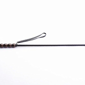 Чёрный стек с фигурной ручкой - 70 см.