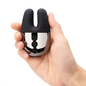 Черный вибратор с ушками Le Wand Double Vibe фото в интим магазине Love Boat