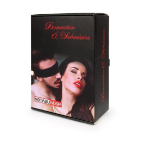 Большой набор БДСМ в черном цвете: маска, кляп, зажимы, плётка, ошейник, наручники, оковы, щекоталка, фиксатор