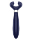 Синий вибромассажер для пар Satisfyer Endless Fun
