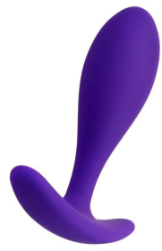 Фиолетовая удлиненная анальная втулка  - 7,2 см. фото в интим магазине Love Boat