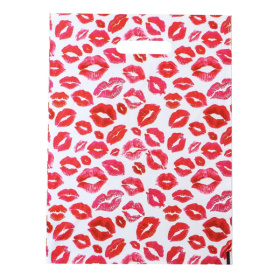 Пакет «Поцелуи» - 30 х 40 см. фото в интим магазине Love Boat