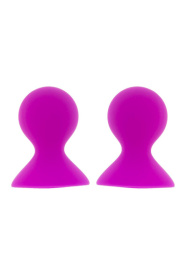 Ярко-розовые помпы для сосков LIT-UP NIPPLE SUCKERS LARGE PINK фото в интим магазине Love Boat