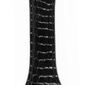 Черная шлепалка с узором под рептилию - 32 см.