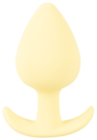 Жёлтая анальная втулка Mini Butt Plug - 6 см. фото в интим магазине Love Boat