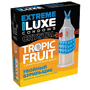 Стимулирующий презерватив  Убойный бурильщик  с ароматом тропических фруктов - 1 шт. фото в интим магазине Love Boat
