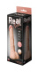 Крупный фаллоимитатор на подошве-присоске REAL Next №33 - 23,5 см.
