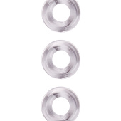 Набор из 3 гладких прозрачных эрекционных колец