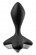 Черная анальная пробка с вибрацией Game Changer - 11,5 см. фото в интим магазине Love Boat