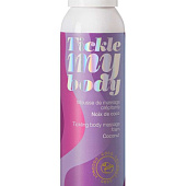 Массажная хрустящая пенка Tickle My Body Coconut с ароматом кокоса - 150 мл.