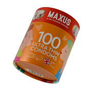 Ультратонкие презервативы Maxus Ultra Thin - 100 шт. фото в интим магазине Love Boat