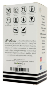 Черный массажер простаты с вибрацей и возвратно-поступательными движениями