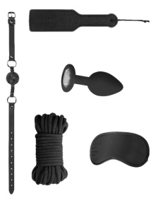 Черный игровой набор Introductory Bondage Kit №5 фото в интим магазине Love Boat
