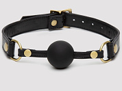 
Черный кляп-шар Bound to You Faux Leather Ball Gag фото в интим магазине Love Boat