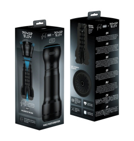 Ченый мастурбатор с интерактивная насадкой PowerBlow   Feel Pocket Stroker