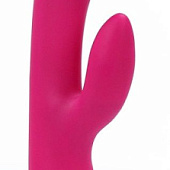 Розовый вибратор-кролик Dreamer Rechargeable Vibrator - 21 см.