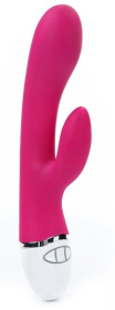 Розовый вибратор-кролик Dreamer Rechargeable Vibrator - 21 см. фото в интим магазине Love Boat