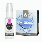 Гель-лубрикант на водной основе Excite с возбуждающим эффектом - 30 мл. фото в интим магазине Love Boat