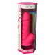 Ярко-розовый фаллоимитатор Model 1 - 21,5 см.