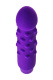 Фиолетовый вибратор с шишечками - 17 см.