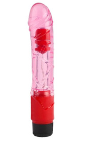 Розовый вибратор-реалистик 9 Inch Realistic Vibe - 22,3 см. фото в интим магазине Love Boat