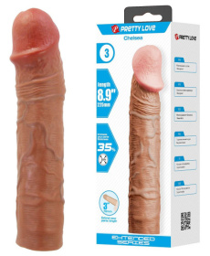 Удлиняющая насадка на пенис Chelsea - 22,5 см.