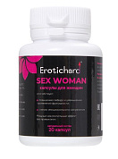Капсулы для женщин Erotichard sex woman - 20 капсул (0,370 гр.) фото в интим магазине Love Boat
