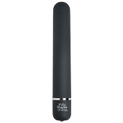 Темно-серый вибромассажер Charlie Tango - 18,4 см. фото в секс шопе Love Boat